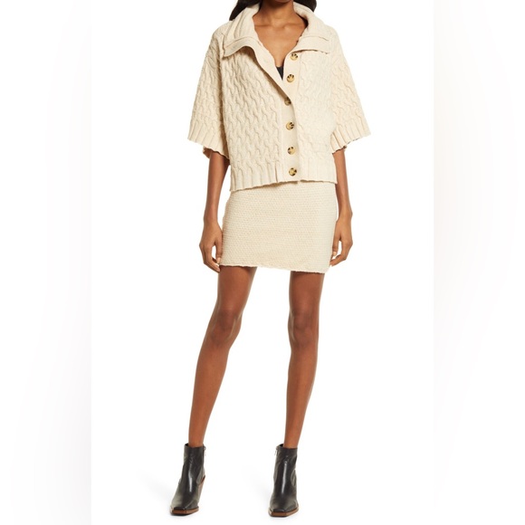 𝓯𝓹 Free People ✨ Host Pick ✨~ 2pcs Set ( Sweater & Skirt ) Mae Sweater Set - Picture 5 of 16